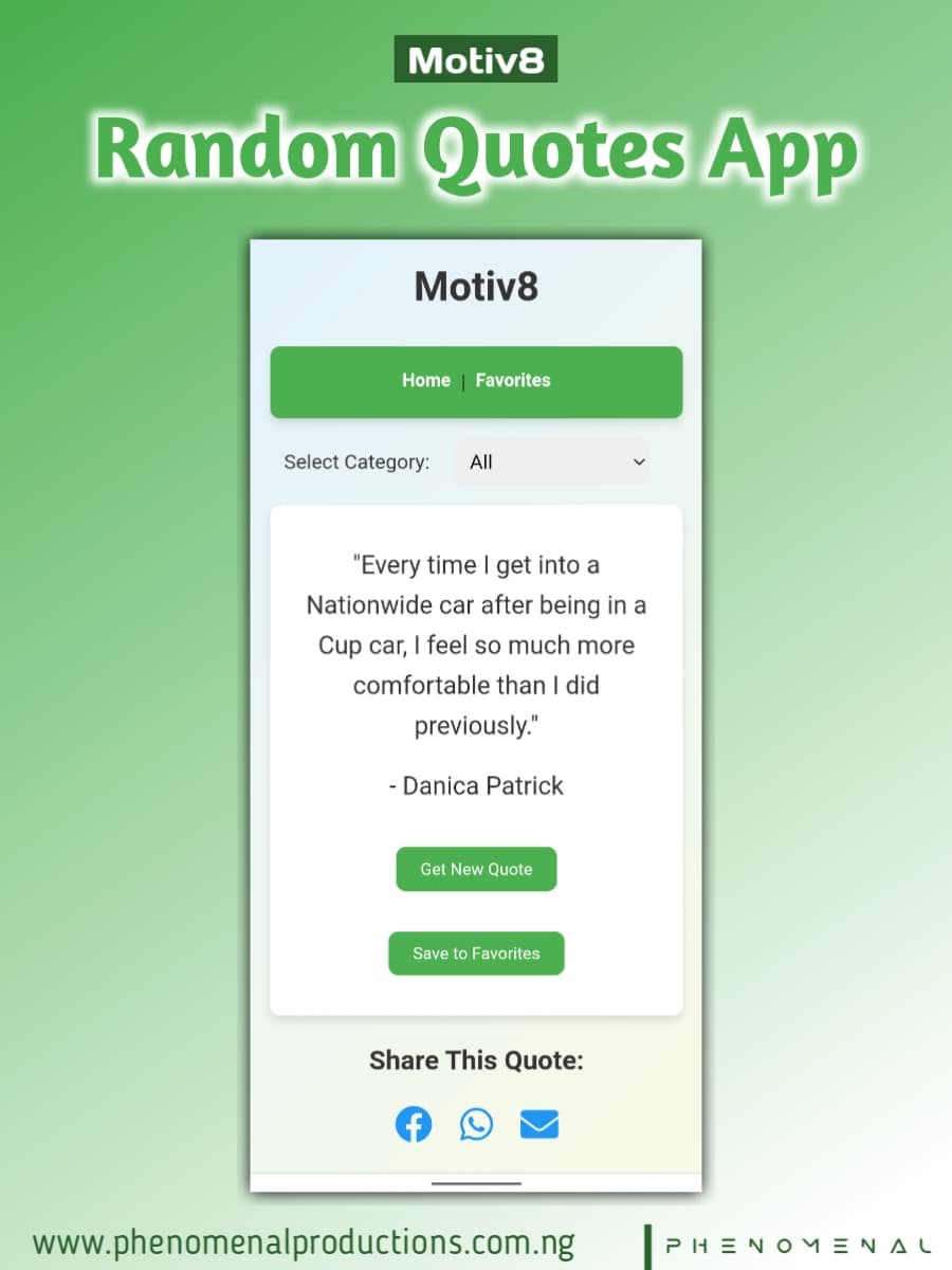 Motiv8: Get Random Quotes
