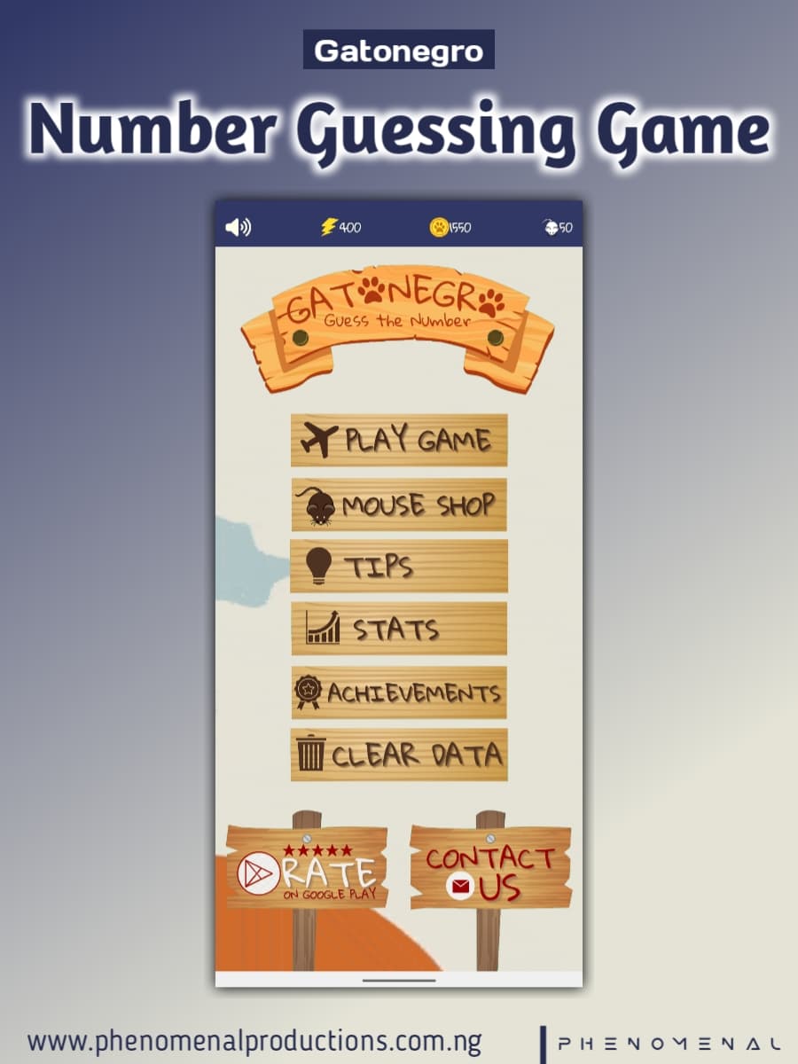 Gatonegro: Number Guessing Game
