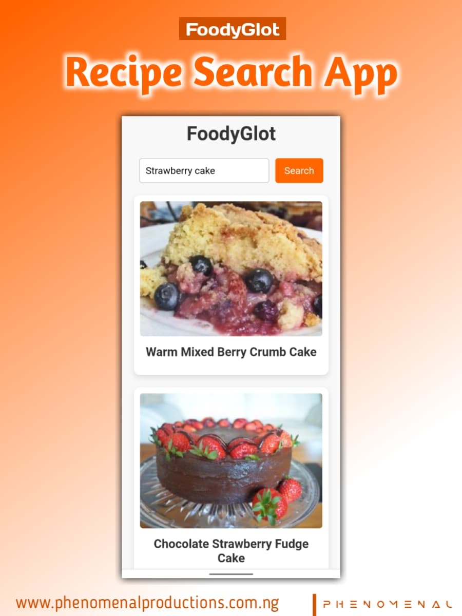 FoodyGlot: Recipe Search